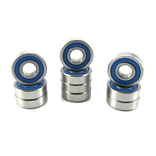 5x13x4mm Precision Ball Bearings ABEC 3 Rubber Seals (10) 695-2RS-BU