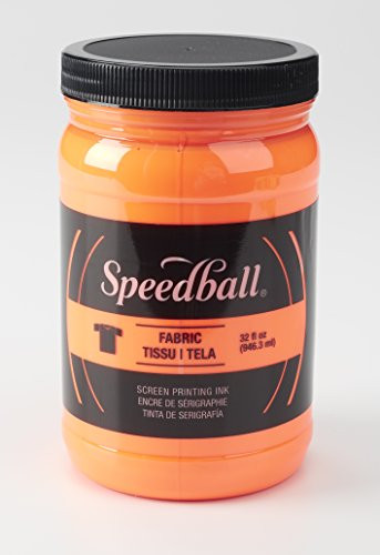 Speedball Fluorescent Screen Printing Ink 32 fl oz Orange