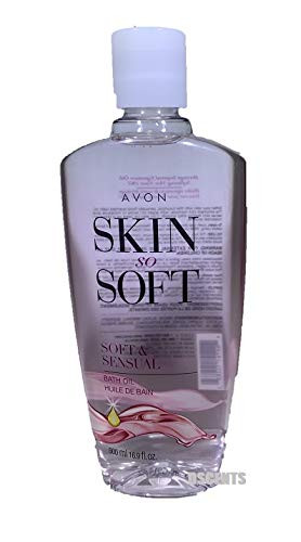 Avon Skin so Soft Soft   Sensual Bath Oil 169 Oz