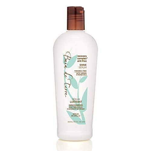 Bain de Terre Recovery Complex Anti Frizz Silky Shine Serum with Argan and Monoi Oils Paraben Free 101 Ounce