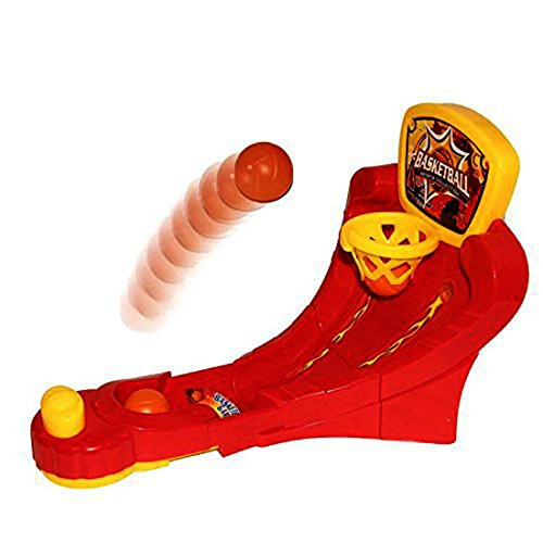 Basketball Table Top Board Game - Slap N Shoot Mini Desktop Basketball Game - Classical Mini Basketball Tabletop Arcade Skills Game | Ages 5 and Up