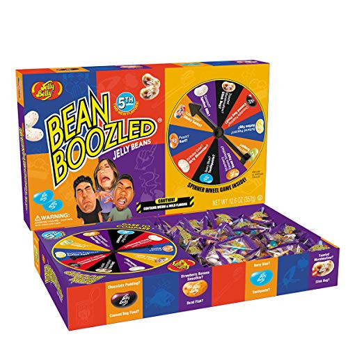 Jelly Belly BeanBoozled Jumbo Spinner Gift Box  5th Edition    126 oz Jelly Bean Game   Fun for the Whole Family   Official Genuine Straight from the Source