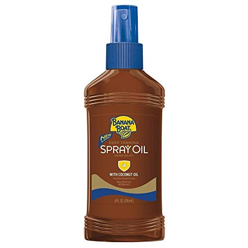 Banana Boat Deep Tanning Spray SPF 4 8 Ounces Value Pack of 2 Banana Boat Deep Tanning Spray SPF 4 8 Ounces Value Pack of 2