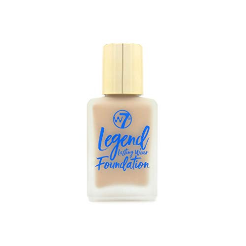 W7   Legend Long Lasting Liquid Foundation   Rich and Creamy Formula   Full Coverage with a Dewy Finish   Available in 4 Shades   Fresh Beige   Cruelty Free Vegan Makeup by W7 Cosmetics