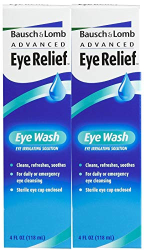 Bausch   Lomb Advanced Eye Relief Eye Wash 4 oz 2 pack