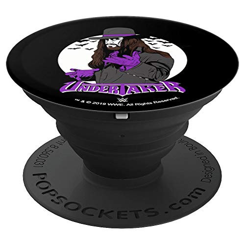 WWE Vintage Undertaker with Logo PopSockets Grip and Stand for Phones and Tablets