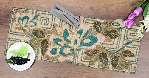 Beaded Table Runner 36inchGlitz Table RunnerDecorative Table RunnerFarmhouse Decor Table RunnerRustic Bridal Shower Beaded Table RunnerBeaded Christmas Table runner 13x36 Gold Teal Silver Green