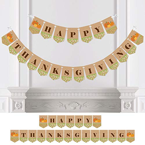 Big Dot of Happiness Pumpkin Patch Thanksgiving Party Bunting Banner Fall Pumpkin Party Decorations Happy Thanksgiving Big Dot of Happiness Pumpkin Patch Thanksgiving Party Bunting Banner Fall Pumpkin Party Decorations Happy Thanksgiving