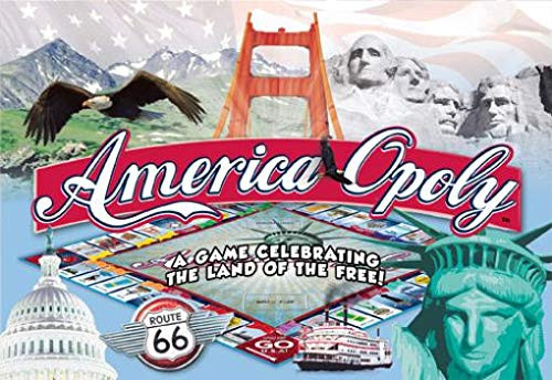America Opoly Monopoly Board Game