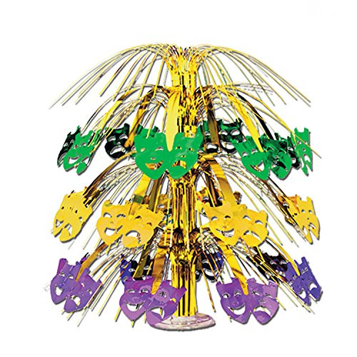 Mardi Gras Cascade Centerpiece Party Accessory  1 count   1 Pkg
