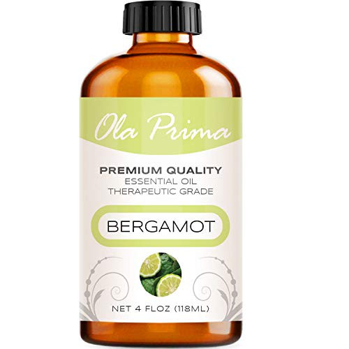 Ola Prima 4oz Premium Quality Bergamot Essential Oil 4 Ounce Bottle Therapeutic Grade Bergamot Oil Ola Prima 4oz Premium Quality Bergamot Essential Oil 4 Ounce Bottle Therapeutic Grade Bergamot Oil