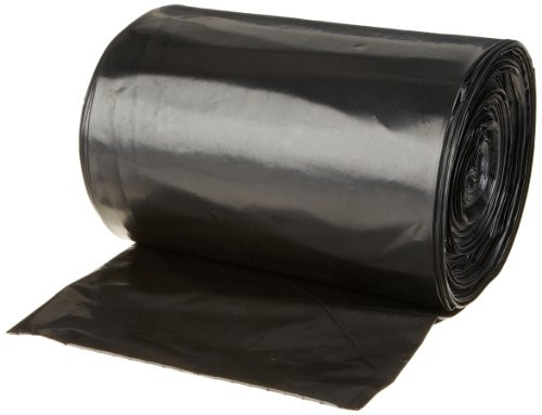 Berry Plastics 618897 Ruffies Pro Twist Tie Heavy Duty Contractor Bag 42 Gallon Capacity 3 mil Thick Black  Box of 20