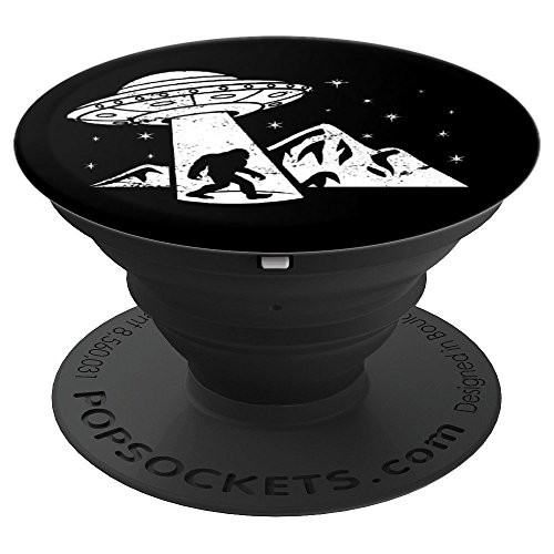 Bigfoot UFO Aliens BELIEVE Sasquatch Gifts PopSockets Grip and Stand for Phones and Tablets Bigfoot UFO Aliens BELIEVE Sasquatch Gifts PopSockets Grip and Stand for Phones and Tablets