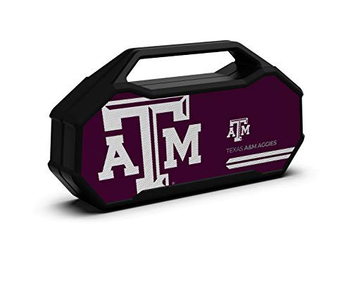 NCAA Prime Brands Group Shockbox XL Wireless Bluetooth Speaker Texas A M Aggies