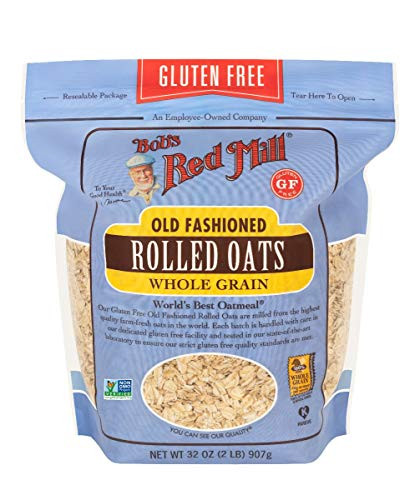Bob s Red Mill Gluten Free Old Fashion Rolled Oats 32 Ounce