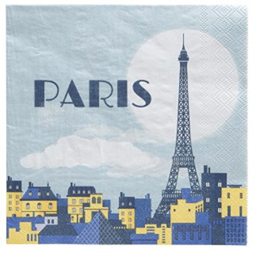 Harman Pop Art Destination: Paris Paper Luncheon Napkins, (9304099), 20 ct