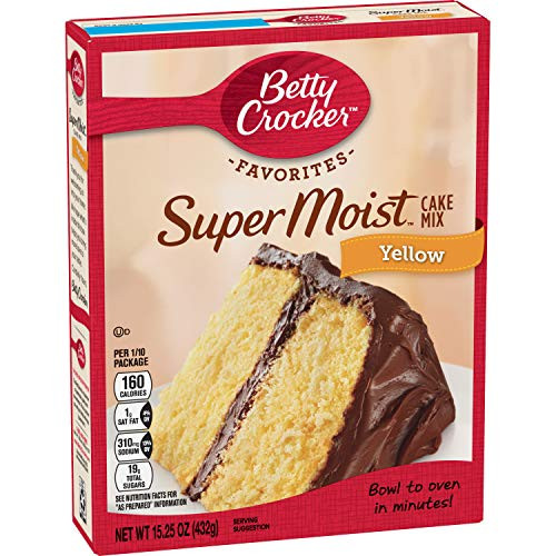 Betty Crocker Super Moist Yellow Cake Mix 6 Pack 1525 oz Betty Crocker Super Moist Yellow Cake Mix 6 Pack 1525 oz