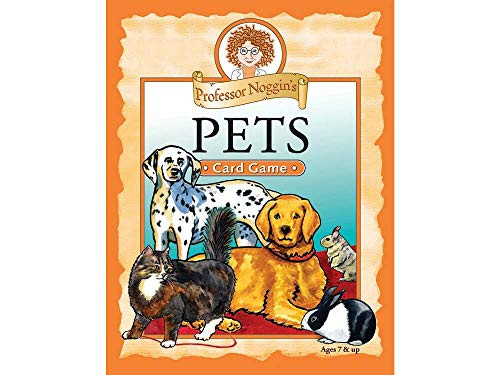 Professor Noggin's Pets - A Educational Trivia Based Card Game For Kids - Ages 7+