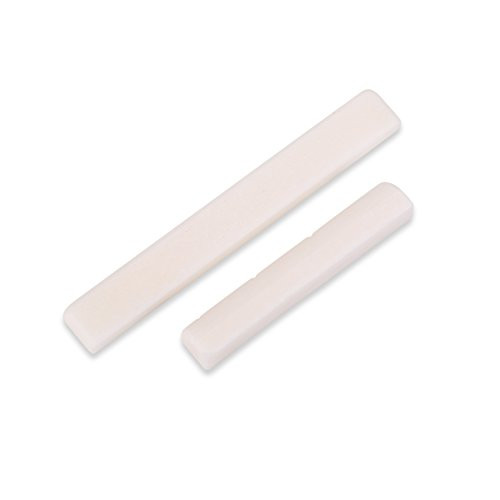 Bone Nut for Ukulele Ukulele Bridge Saddle Guitar Bone String Saddle and Nut for 4 String Ukuleles Musical Instrument Repair Parts