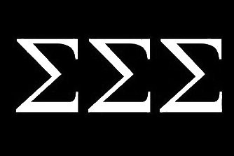 Sigma Sigma Sigma Sorority NOK Decal Vinyl Sticker  Cars Trucks Vans Walls Laptop White 55 x 25 in NOK049