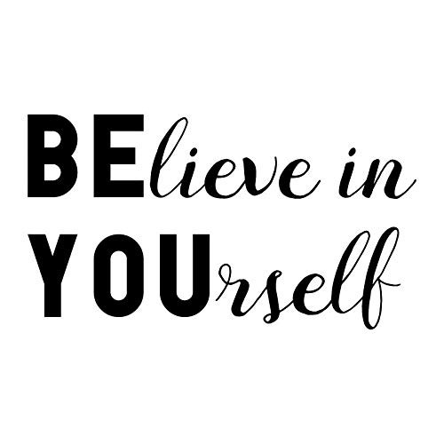 Believe in Yourself Be You NOK Decal Vinyl Sticker  Cars Trucks Vans Walls Laptop Black 75 x 45 in NOK383