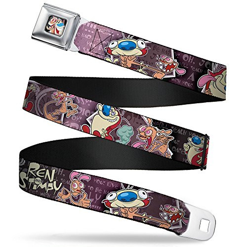Buckle Down Seatbelt Belt The Ren   Stimpy Show XL