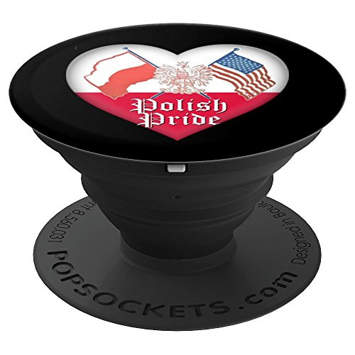 Polish American Flags Pride Poland Dyngus Day Eagle Heart PopSockets Grip and Stand for Phones and Tablets Polish American Flags Pride Poland Dyngus Day Eagle Heart PopSockets Grip and Stand for Phones and Tablets