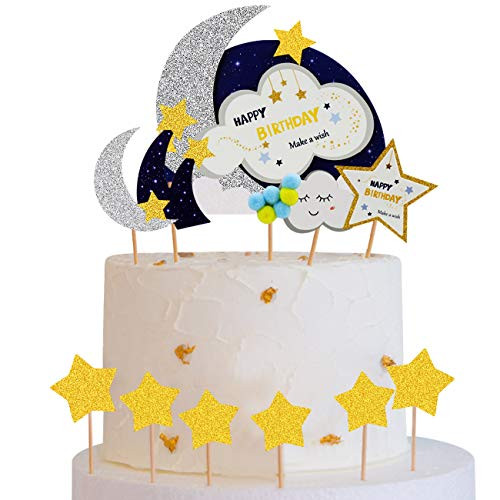 BUSOHA Star Cake Toppers Star Birthday Cupcake Toppers Twinkle Twinkle Little Star for Star Party Cupcake Toppers Birthday Party Decoration Baby Shower Birthday Party Supplies BUSOHA Star Cake Toppers Star Birthday Cupcake Toppers Twinkle Twinkle Little Star for Star Party Cupcake Toppers Birthday Party Decoration Baby Shower Birthday Party Supplies