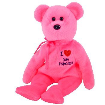 TY Beanie Baby - SAN FRANCISCO the Bear (I Love San Francisco - Show Exclusive)