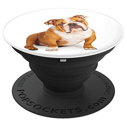 English Bulldog Puppy PopSockets Grip and Stand for Phones and Tablets