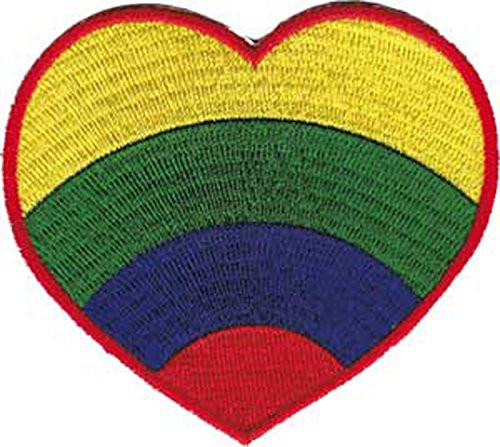 C D Visionary Application DSX Love Rainbow Heart Patch
