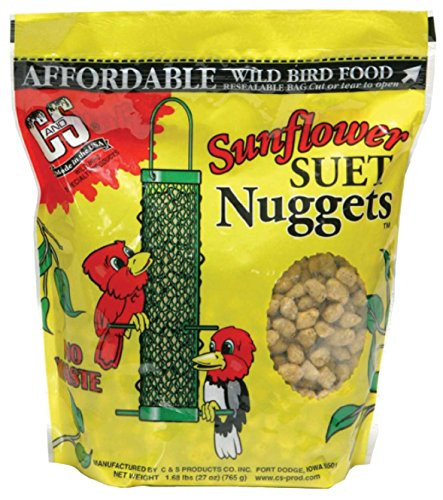 Bird Products Food Sunflower Suet Nuggets  6 Units  Small