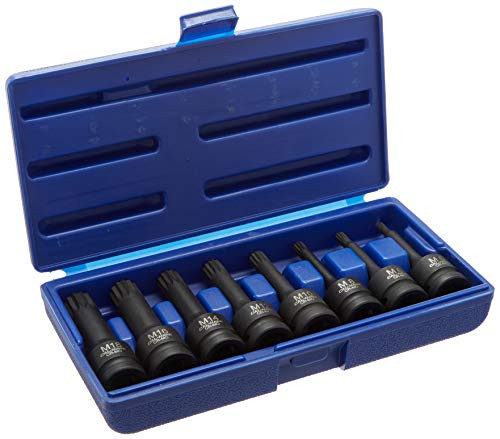 Cal Hawk Tools BSSB8P Spline Bit Socket Set