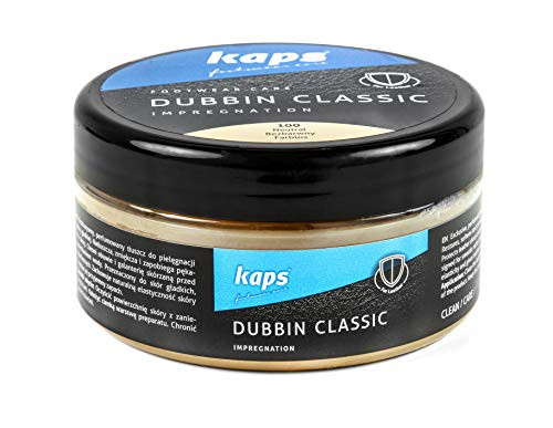 Kaps Wax Grease Dubbin Classic  Waterproofs Softens and Preserves Leather  Leaves Pleasant Fragrance  for Shoes Boots Equestrian Saddles Horse Tack Leather Goods 200 ml  676 fl oz