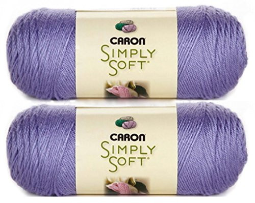 Bulk Buy  Caron Simply Soft Yarn Solids  2 pack   Lavender Blue