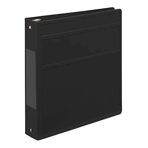 Carstens 15  Inch Heavy Duty 3 Ring Binder   Side Opening Black