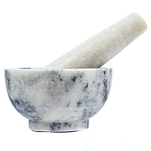 Stone Mortar and Pestles  White Marble