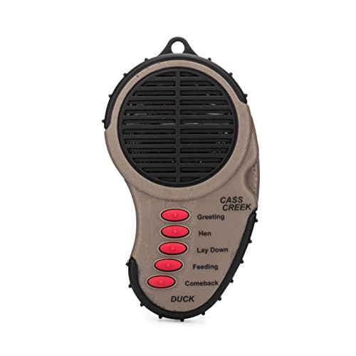 Cass Creek Ergo Duck Call Handheld Electronic Game Call CC003 Compact Design 5 Calls In 1 Expert Calls for Everyone