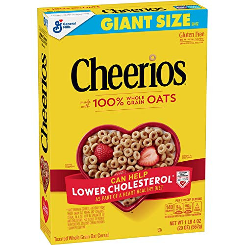 Cheerios Cereal with Whole Grain Oats Gluten Free 20 oz