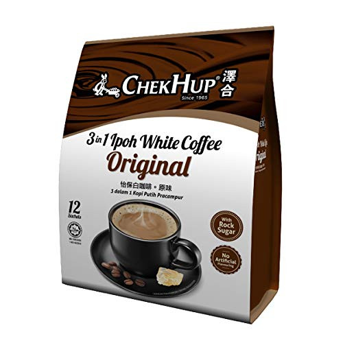 Malaysia Chek Hup 3 In 1 Ipoh White Coffee  Original  12 sachets x 40g   1