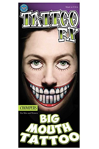 Tinsley Transfers Big Mouth Tattoo