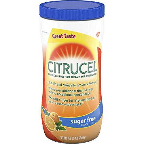 Citrucel Orange Methylcellulose Fiber Therapy Powder for Regularity 169 ounce