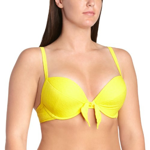 Cleo by Panache Matilda Underwire Padded Plunge Bikini Top  CW0084 32EYellow