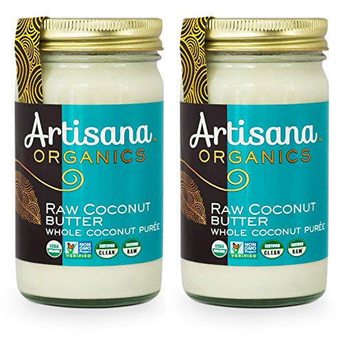 Artisana Organics Non GMO Raw Coconut Butter  2 Pack  14 oz