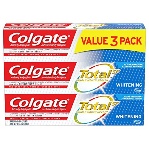 Colgate Total Whitening Toothpaste Gel 48 ounce 3 Pack Colgate Total Whitening Toothpaste Gel 48 ounce 3 Pack
