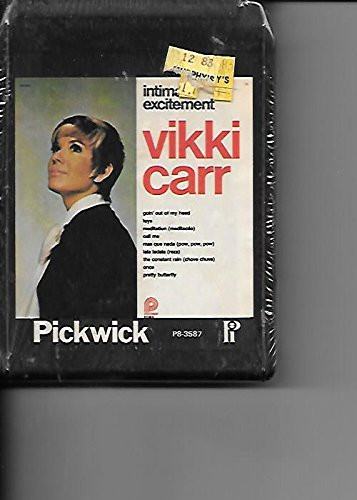 Still Sealed 8 Track Tape Vikki Carr Intimate Excitement