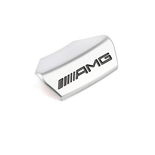 New Mercedes AMG Zinc Alloy Steering Wheel Emblem Decal Sticker Badge Decoration AMG Emblem For E200 E300 E class?D shape?