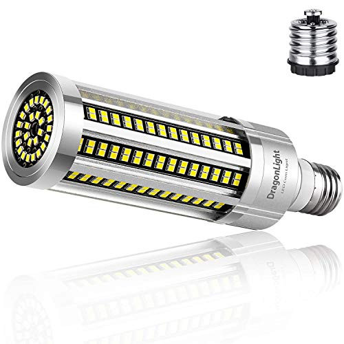 35W Super Bright Corn LED Light Bulb Fanless 300 Watt Equivalent    E26 E39 Mogul Base LED Lamp   6000K Daylight 4200 Lumens for Large Area Commercial Ceiling Lighting   Garage Shop Factory 2020 New