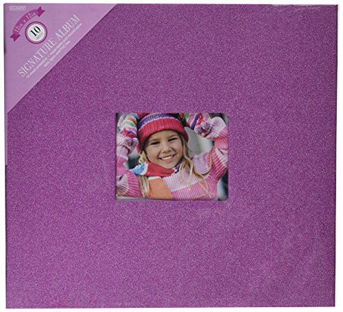 Colorbok Glitter Post Bound Album 12 by 12  Pink