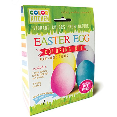 ColorKitchen Natural Easter Egg Coloring Kit 064 Ounce Colorful